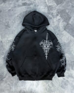 ZIP HOODIE TRIBAL black - Imagen 3