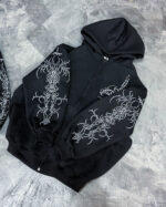 ZIP HOODIE TRIBAL black - Imagen 5